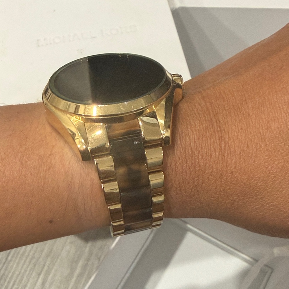 Michael Kors Gold and Black Smartwatch